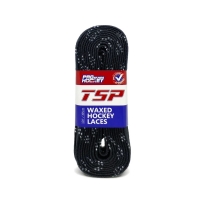 Хоккейные шнурки с пропиткой (244 см) черные TSP