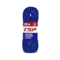 Хоккейные шнурки с пропиткой (213 см) синие TSP