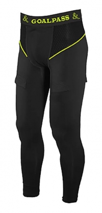 Компрессионные брюки с раковиной GOAL&PASS PRO YTH XL р.160 черные