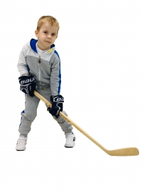 Клюшка хоккейная детская LECOMPRO деревянная